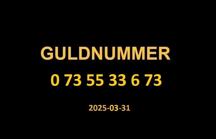 0 73 55 33 6 73 GULDNUMMER mobilnummer telefonnummer kontantkort nummer guld