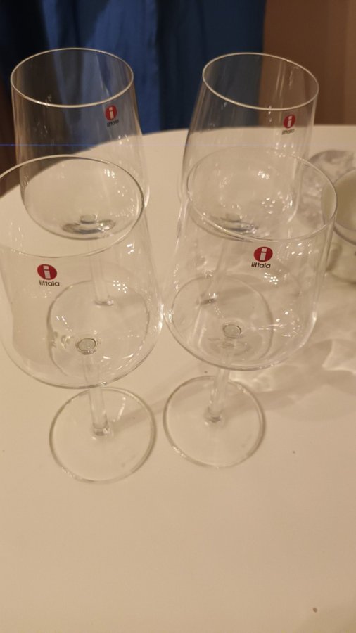 4 Iittala Essence rödvinsglas 45 cl Ej använda