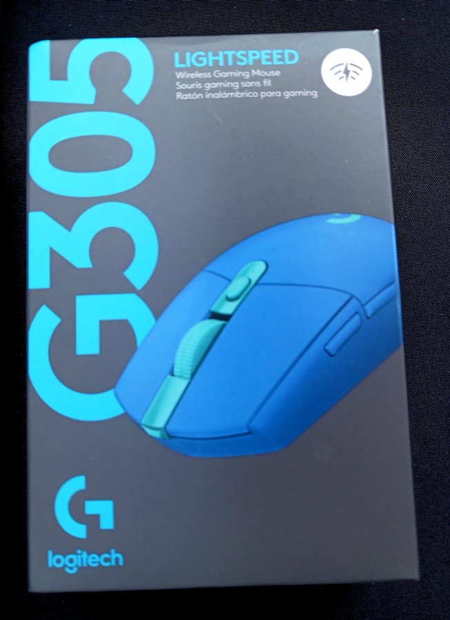 Oöppnad/Nya! Logitech G305 Lightspeed Gaming Mus  Logitech G240 Musmatta