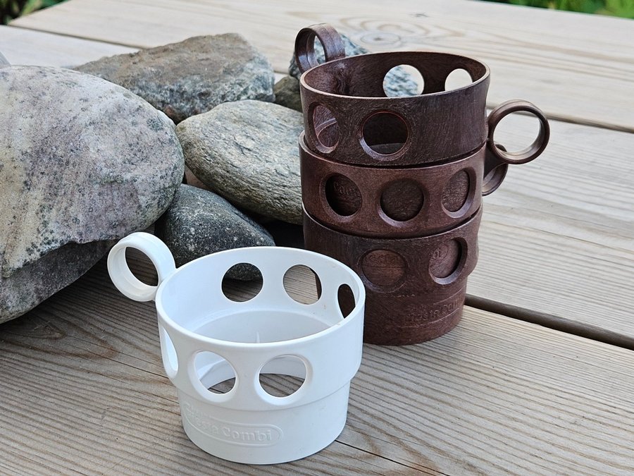 Plastmuggshållare mugghållare picknick kaffe Fiesta Combi nostalgi retro