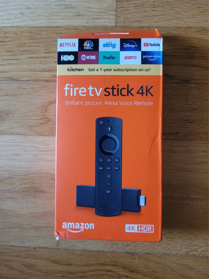 Fire TV Stick 4K Helt Ny Oöppnad!!