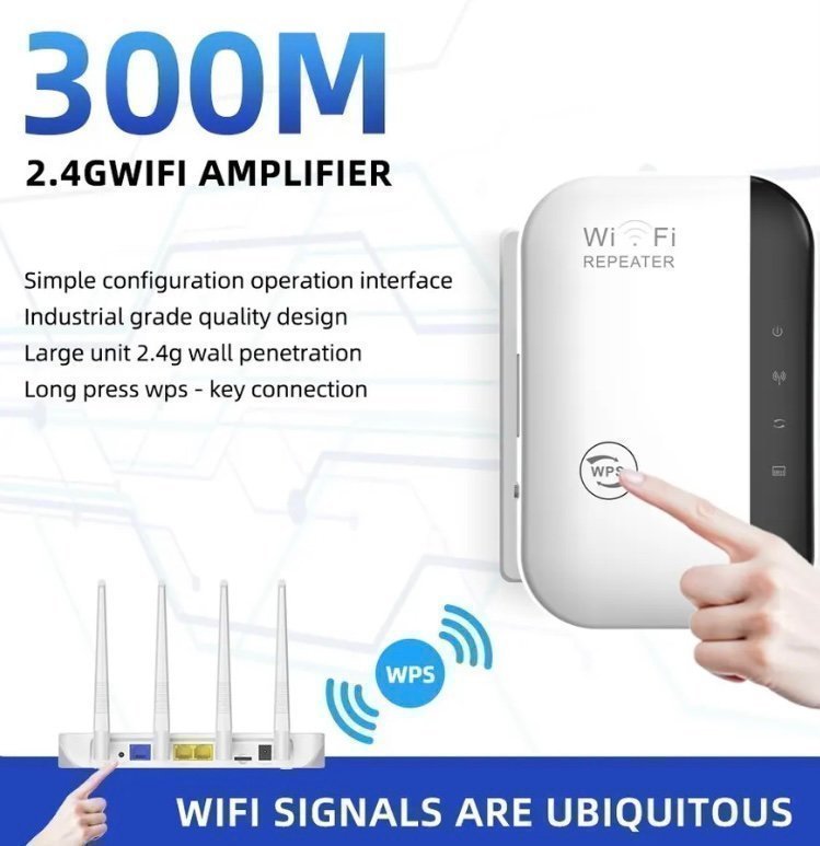 300Mbps Wireless WIFI Repeater Extender