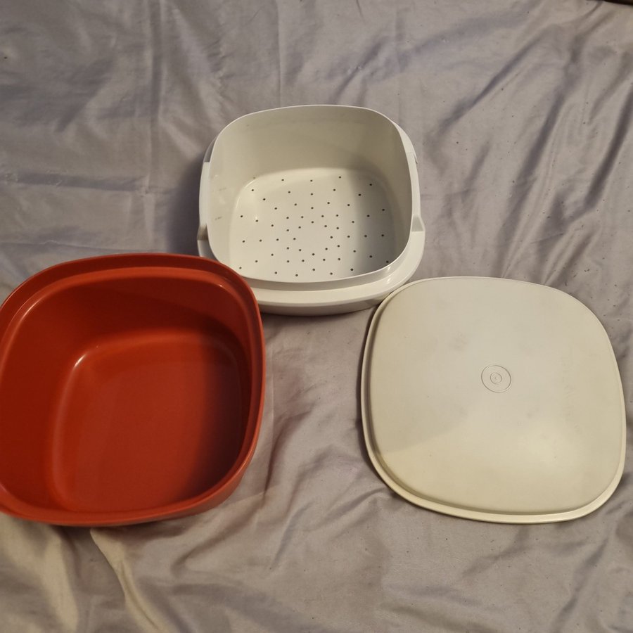 TUPPERWARE MICROVÅGSÅNGARE SET 3 DELAR