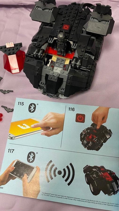 LEGO 76112 superhjältar appstyrd Batmobile