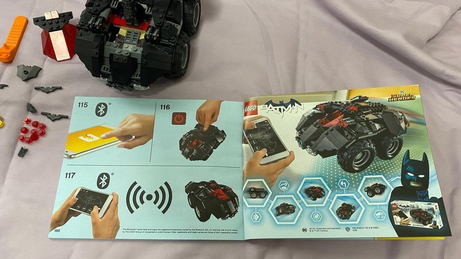 LEGO 76112 superhjältar appstyrd Batmobile