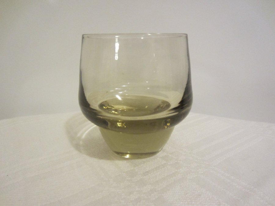 EKENÄS Glashytta Retro Whisky glas Design J O Lake. 1950-1960.