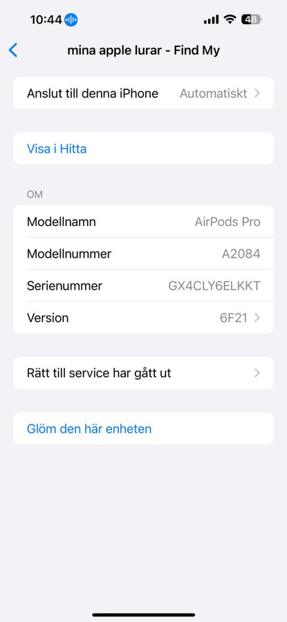 Apple AirPods Pro (1:e generationen)