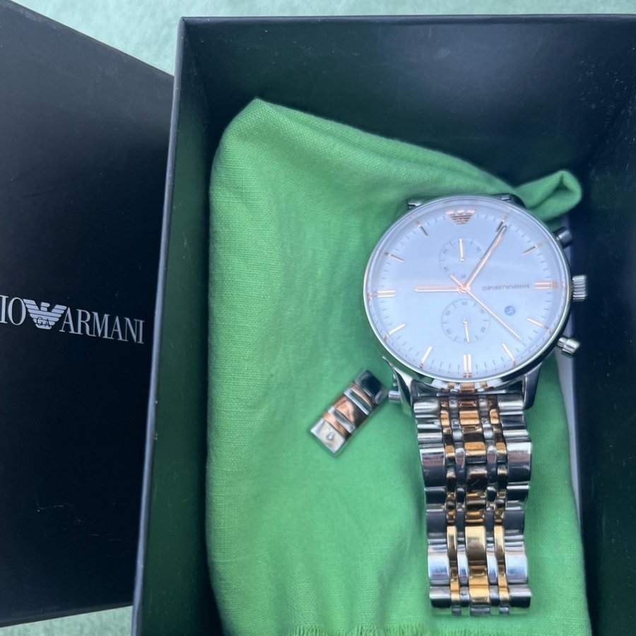 Emporio Armani AR0399 Klocka Herr Unisex Fri Frakt!