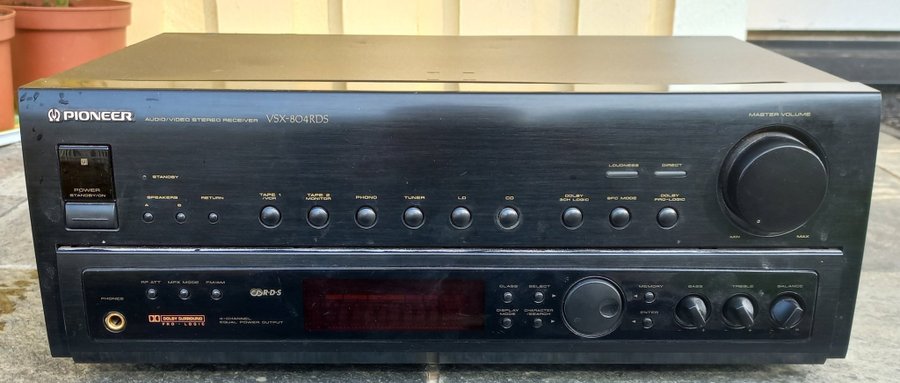 Pioneer VSX-804RDS Audio/Video Stereo Receiver