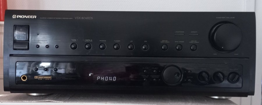 Pioneer VSX-804RDS Audio/Video Stereo Receiver