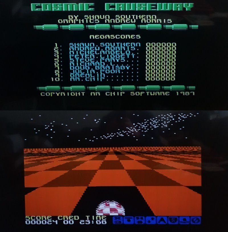 Cosmic Causeway - Trailblazer II (Gremlin Graphics) ->TESTAD<- Commodore 64