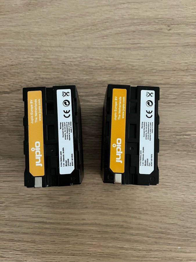 Jupio NP-F970 7400mAh Sony kamerabatteri