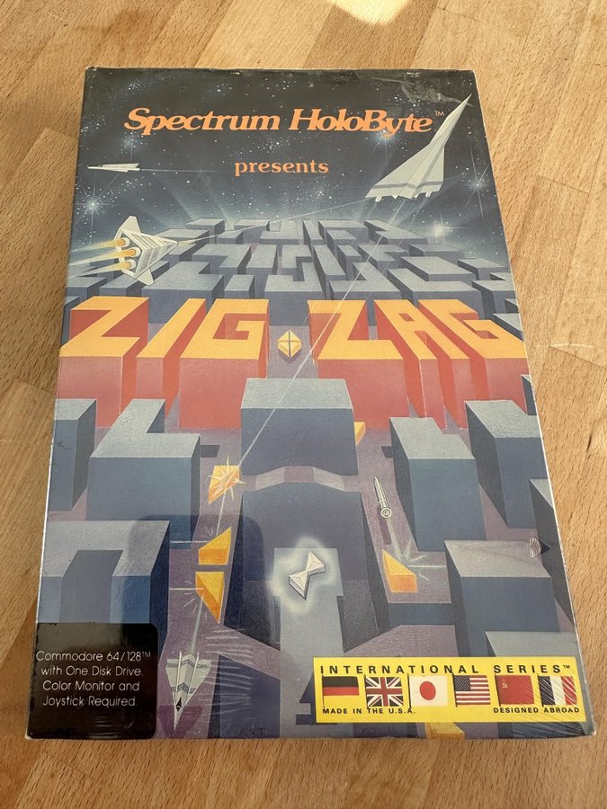 C64 Disk ZIG ZAG inplastat NOS