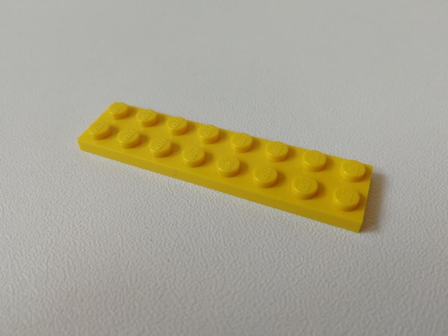 Lego - plate - platt - bas - 2x8 - part 3034 - gul