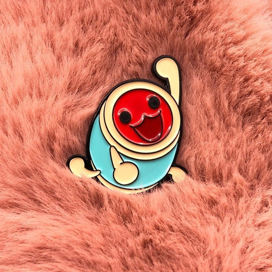 Taiko no Tatsujin Enamel Pin - Vibrant Drum 'n' Fun Game Badge - Rhythm Gaming