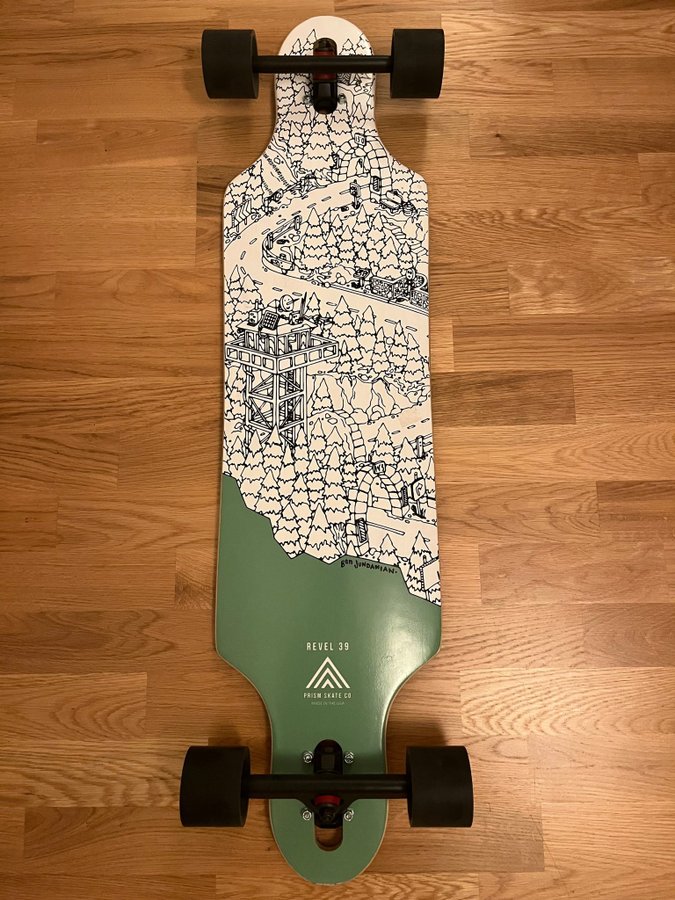 Prism Skate Co Revel 39 Longboard med skydd