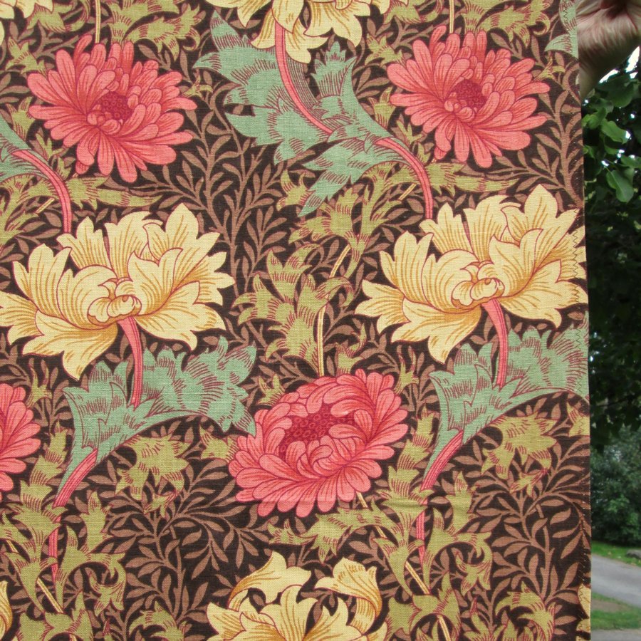 Gardinlängd "Chrysanthemum", William Morris, Sanderson