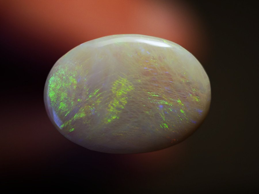 1.45ct vit opal, Lightning ridge Australien