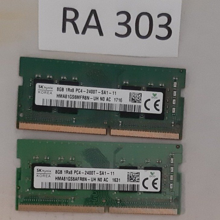 Ramminne DDR4 16GB (2x8GB), SK hynix , 2400MHz för laptop