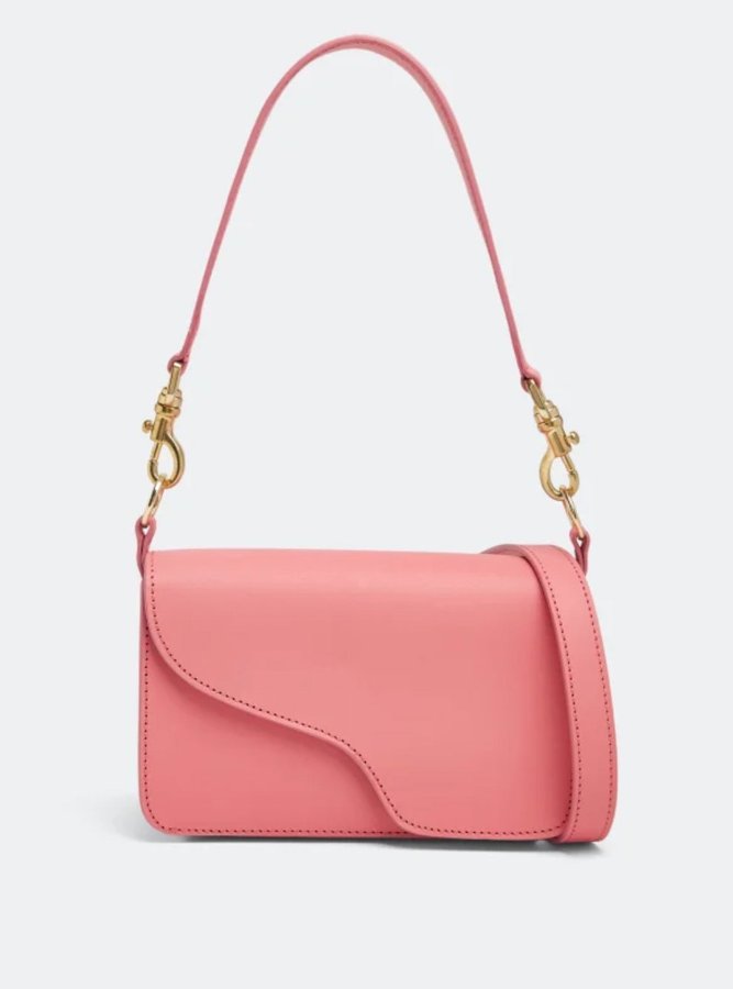 NY Atp Atelier Assisi Pink/Rosa Leather Shoulder Bag - UTGÅTT!