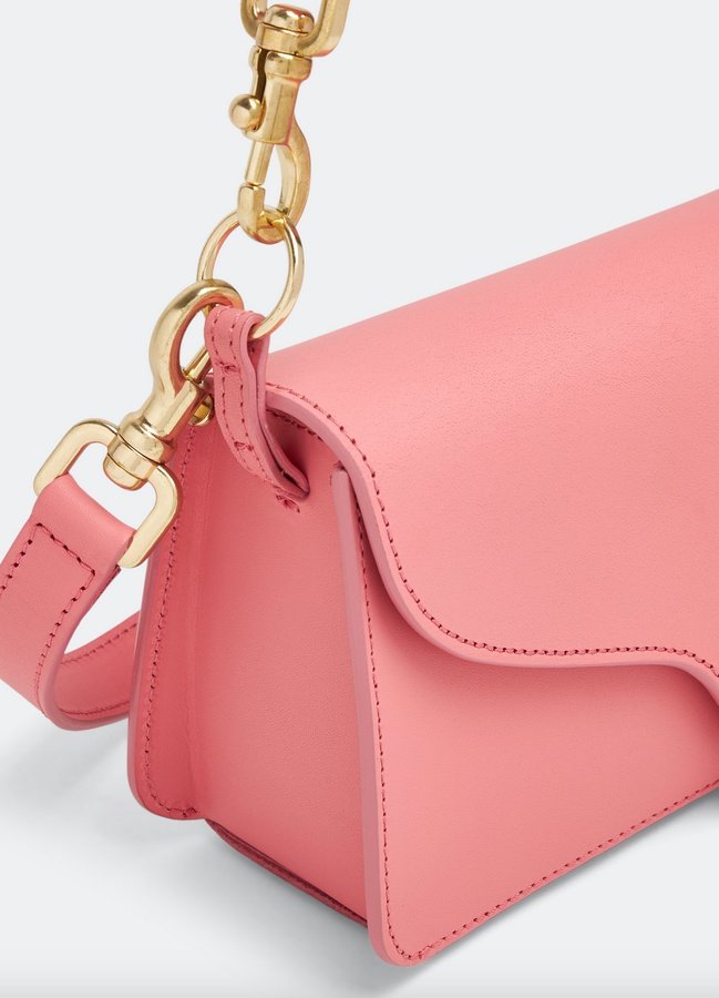 NY Atp Atelier Assisi Pink/Rosa Leather Shoulder Bag - UTGÅTT!