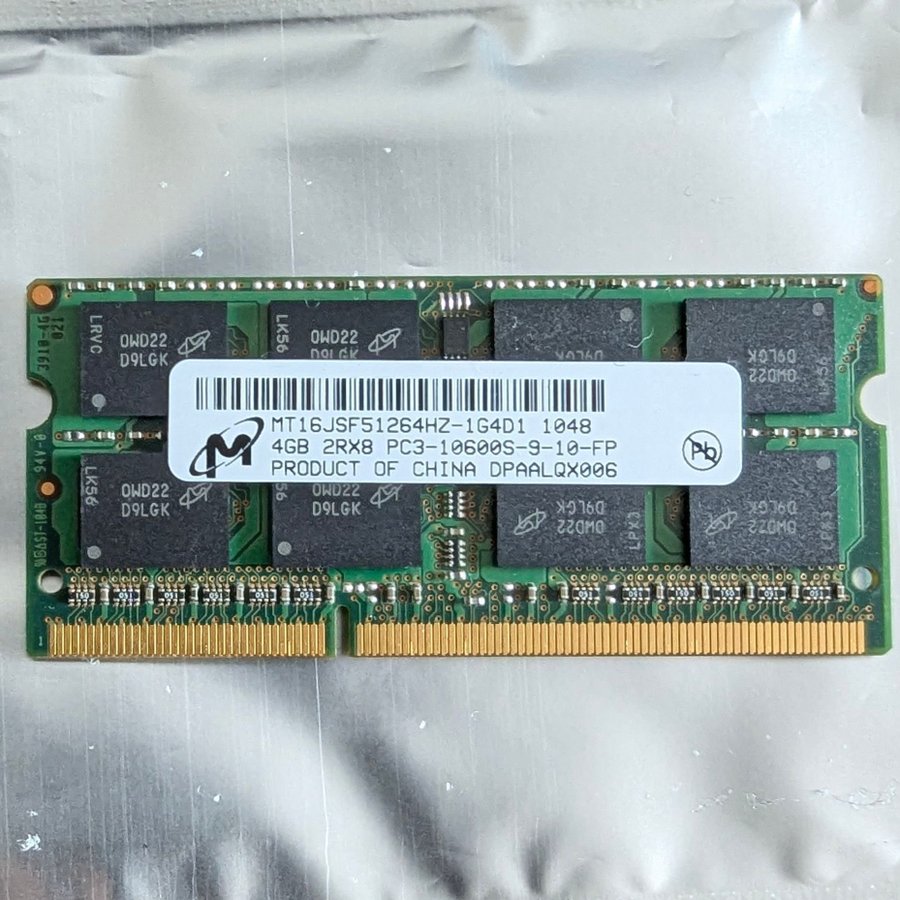 4GB Micron RAM till laptop