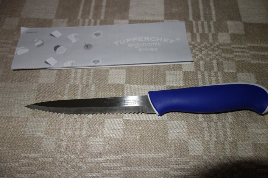 Tandad kniv, Tupperchef ergonomic knives, TUPPERWARE, NY