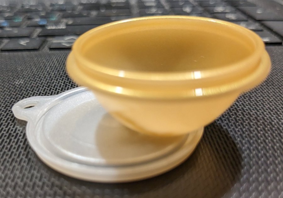 Nyckelring wonderskål Tupperware Pillerburk Ny