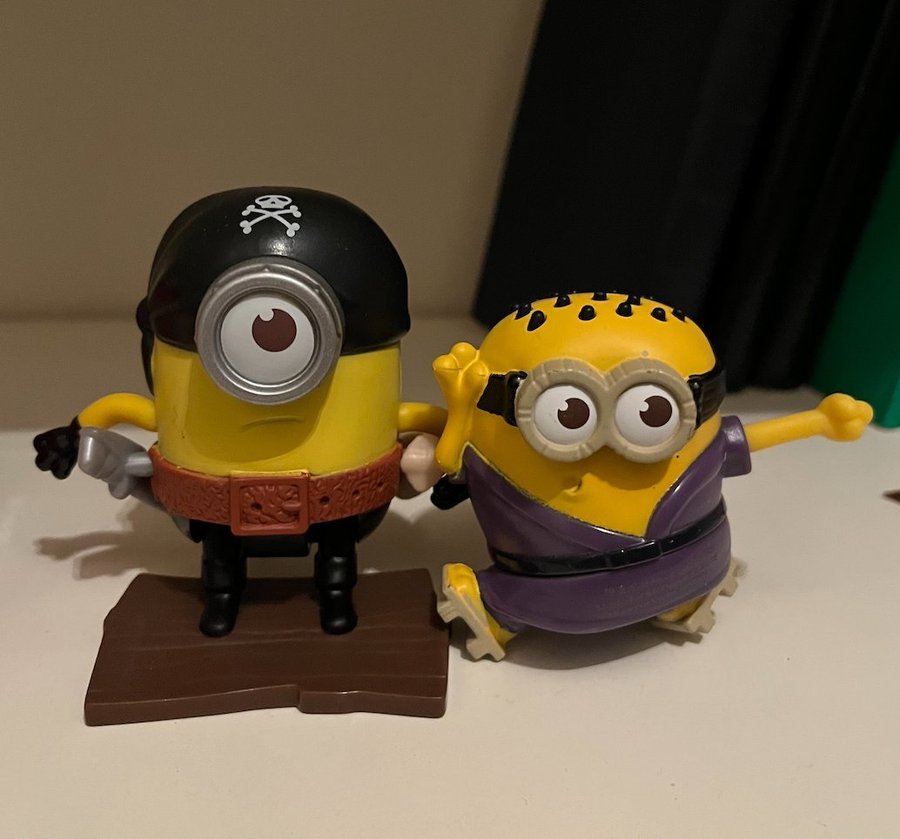 Leksaker Figurer Despicable Me Dumma Mej Minions 2 st nyskick