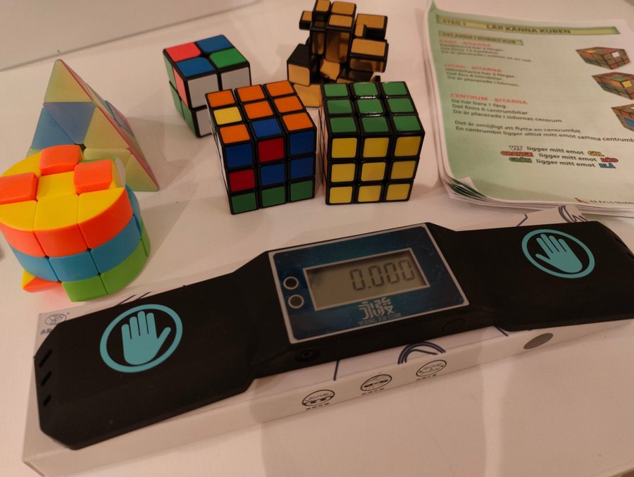 Rubiks kub ink. tidtagare (speedcubing)