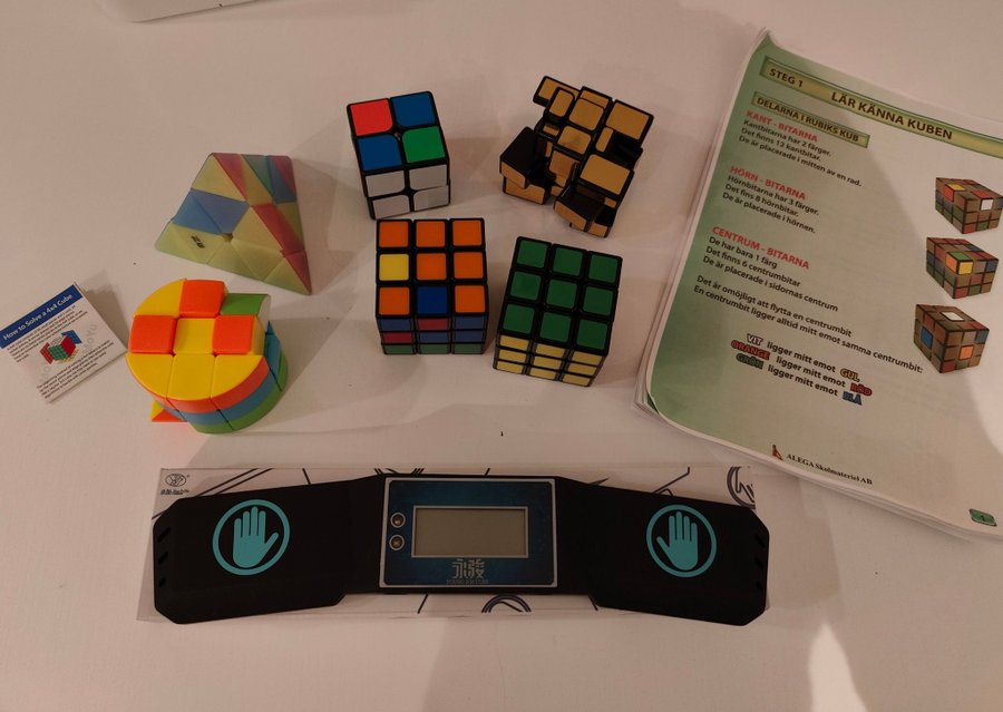 Rubiks kub ink. tidtagare (speedcubing)