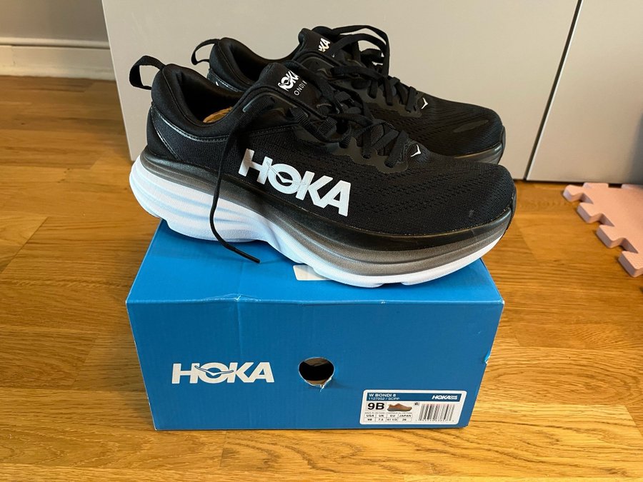 Hoka Bondi 8 Löparskor Svart 41 1/3