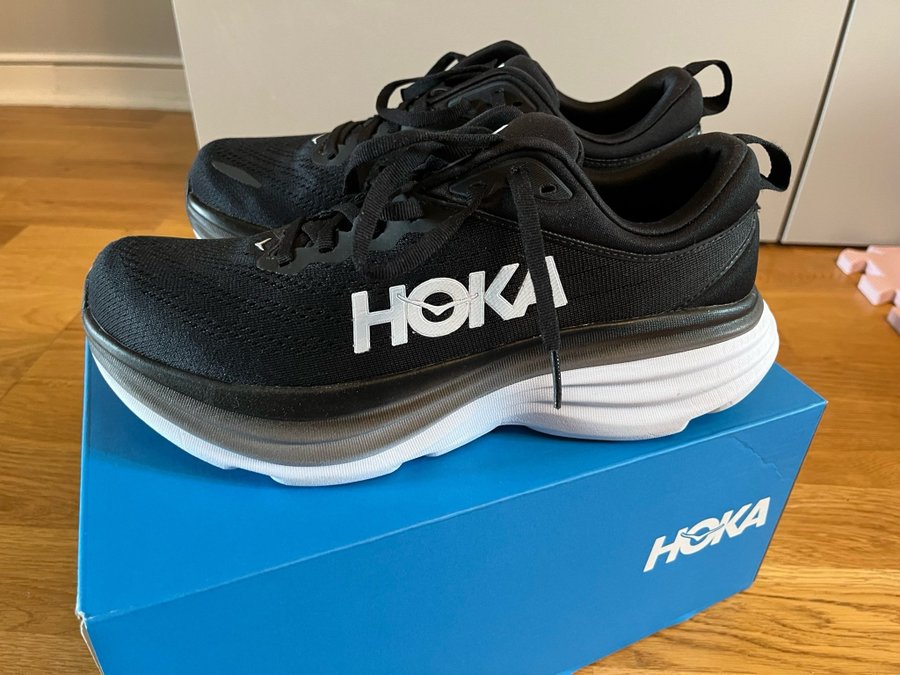 Hoka Bondi 8 Löparskor Svart 41 1/3