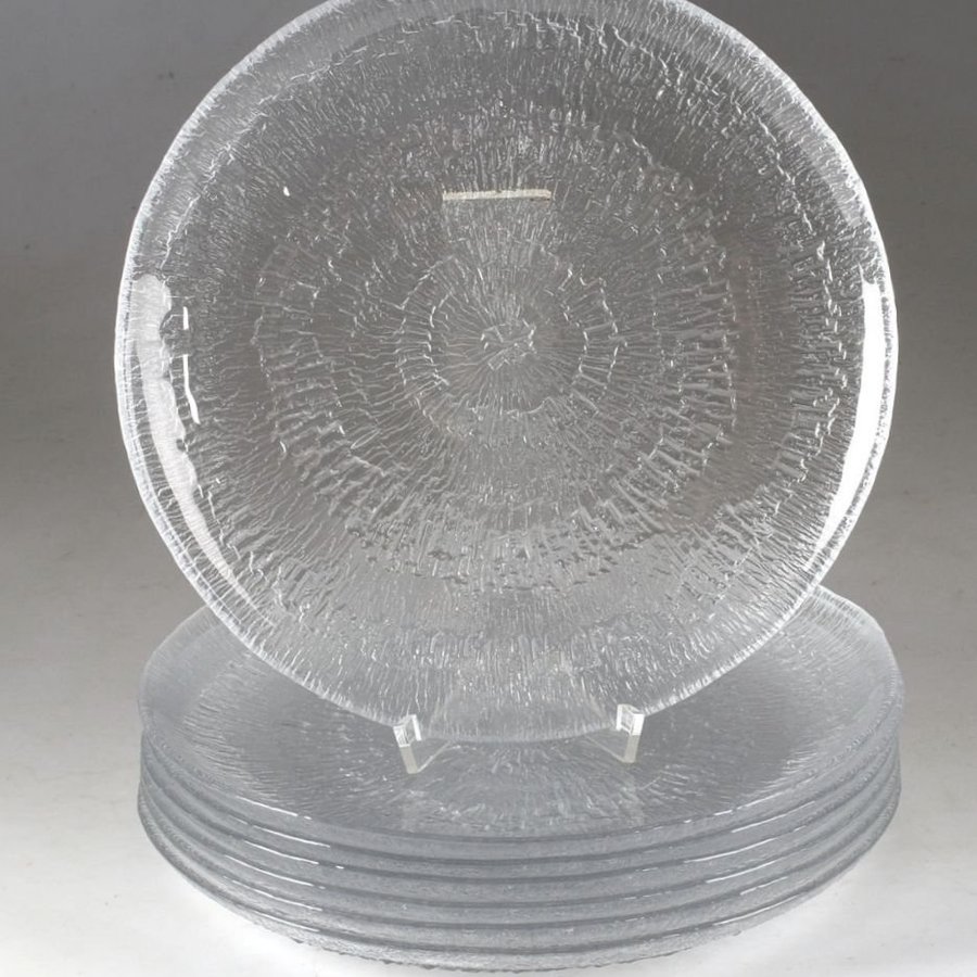 TAPIO WIRKKALA 'Solaris' Iittala7 st assietter ca 195 cm i diameter