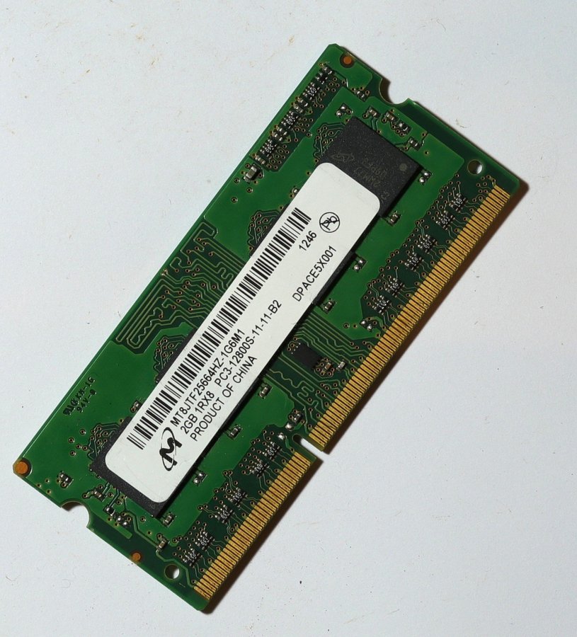 2GB 1RX8 PC3-12800S-11-11-B2 DDR3 RAM