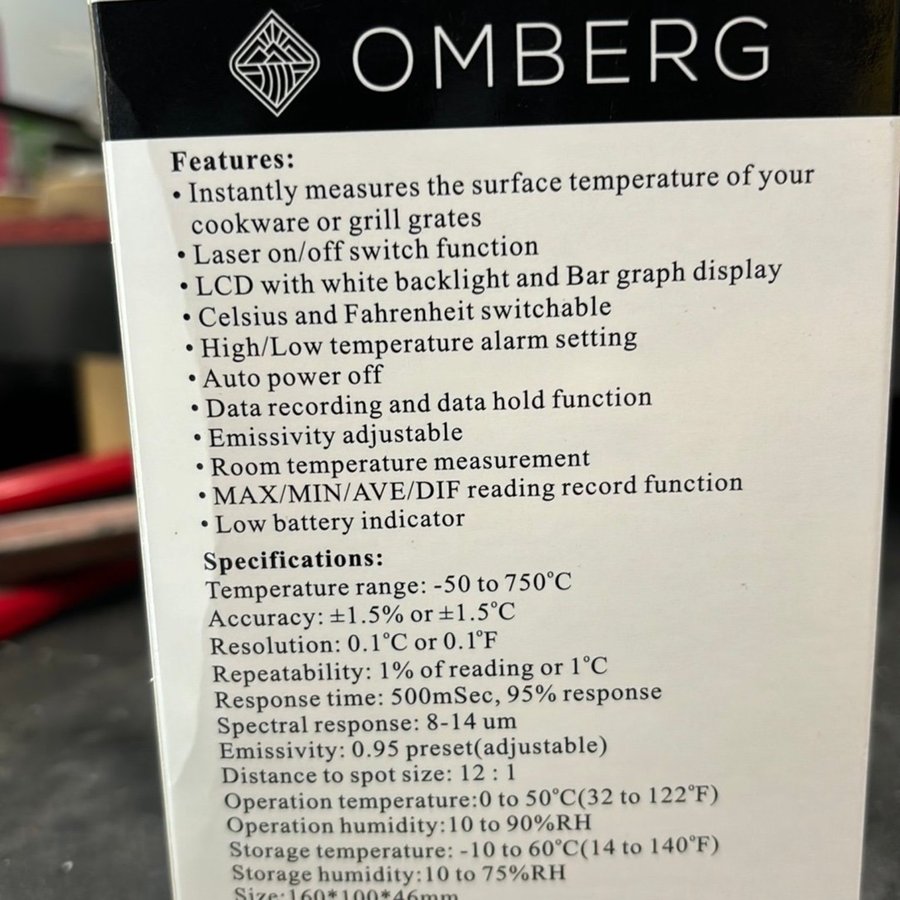 Omberg infraröd thermometer