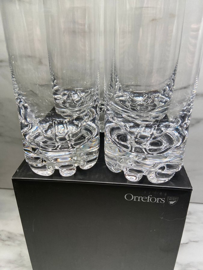 Orrefors ERIK Highballglas 33CL 4-PACK Olle Alberius Old Fashioned