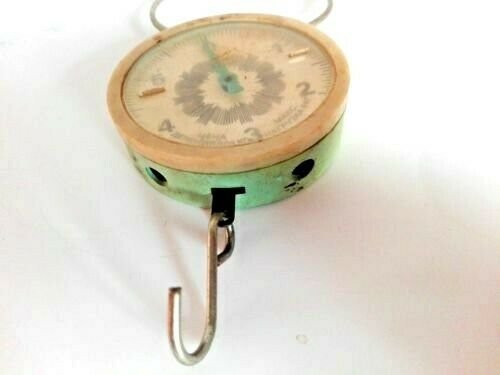 Vintage Russian Spring Balance Scales, circle shape