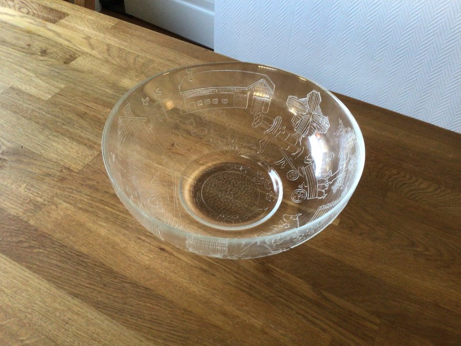 Iittala Humppila skål ca 26 cm i diameter ca 10 cm hög