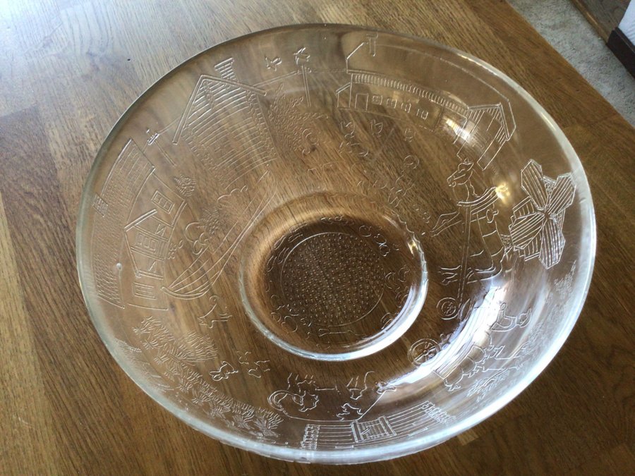 Iittala Humppila skål ca 26 cm i diameter ca 10 cm hög