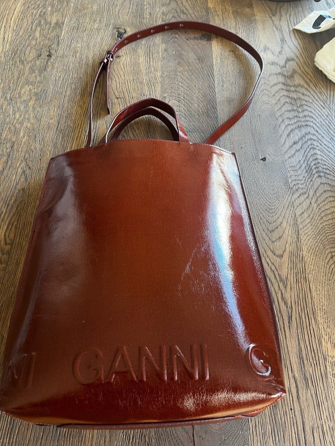 Ganni Banner medium tote