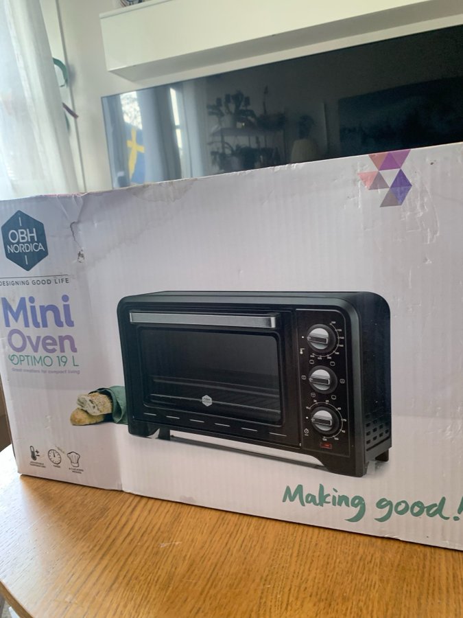 OBH Nordica Mini Oven Optimo 19 L