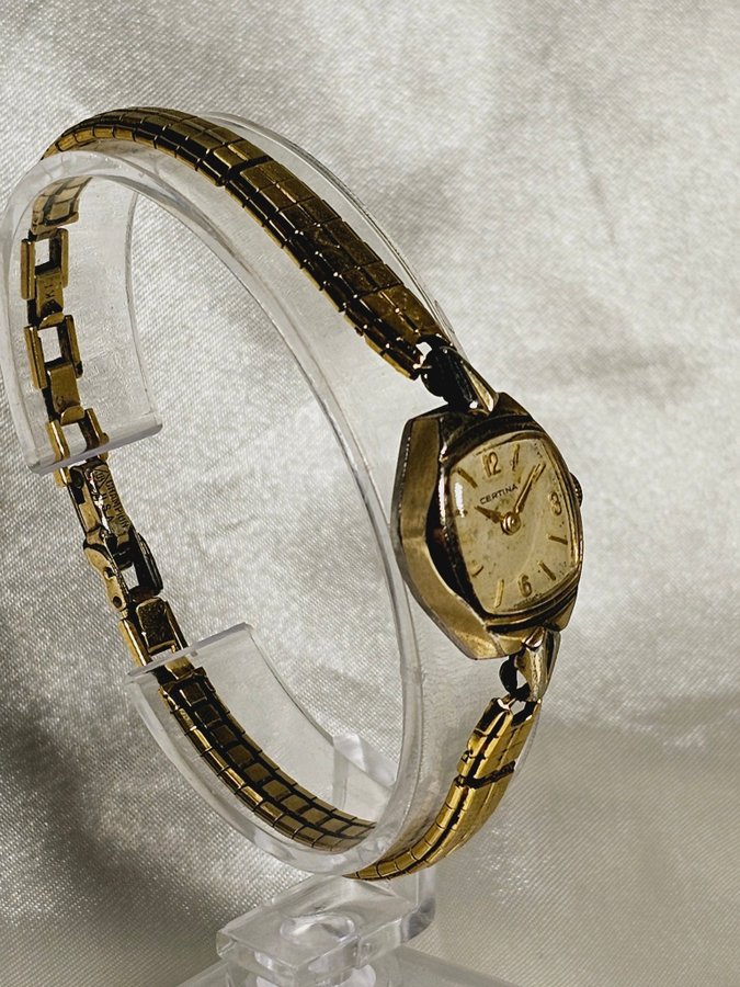 CERTINA Damklocka från 1962 med armband i 18K Guld