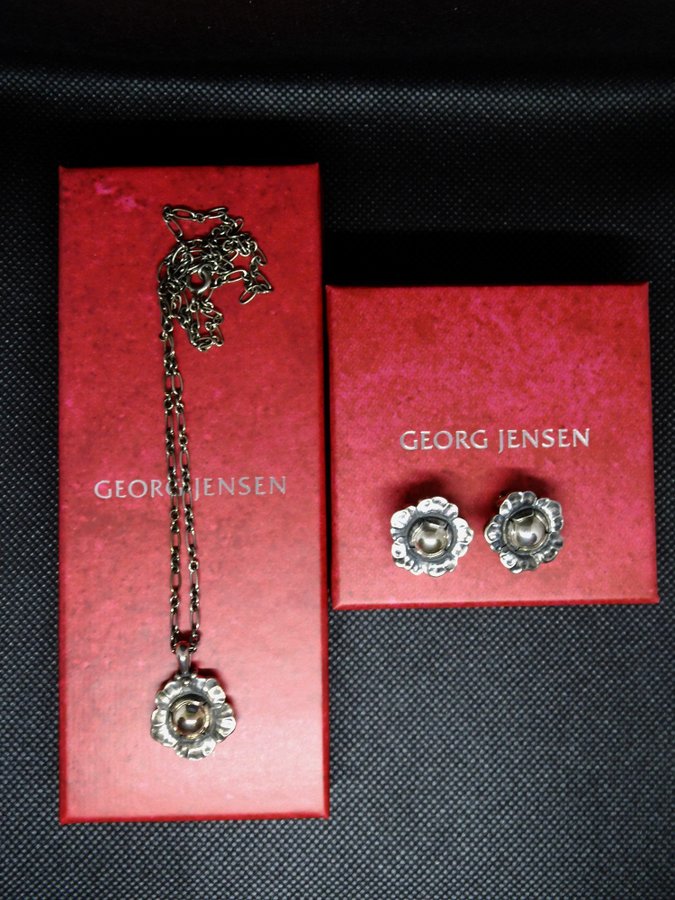 Georg Jensen Heritage Collection 2002 sterling silver set