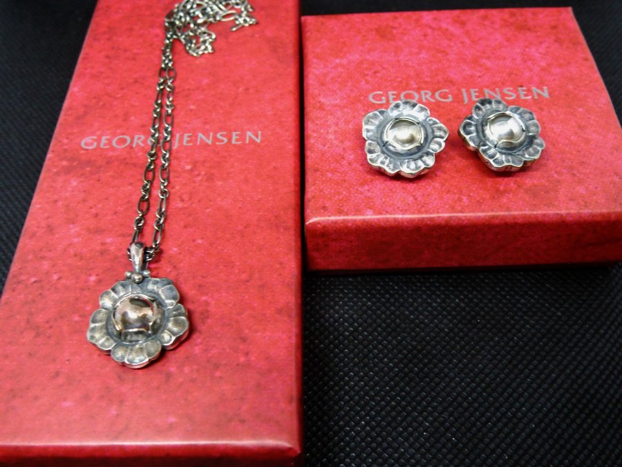 Georg Jensen Heritage Collection 2002 sterling silver set