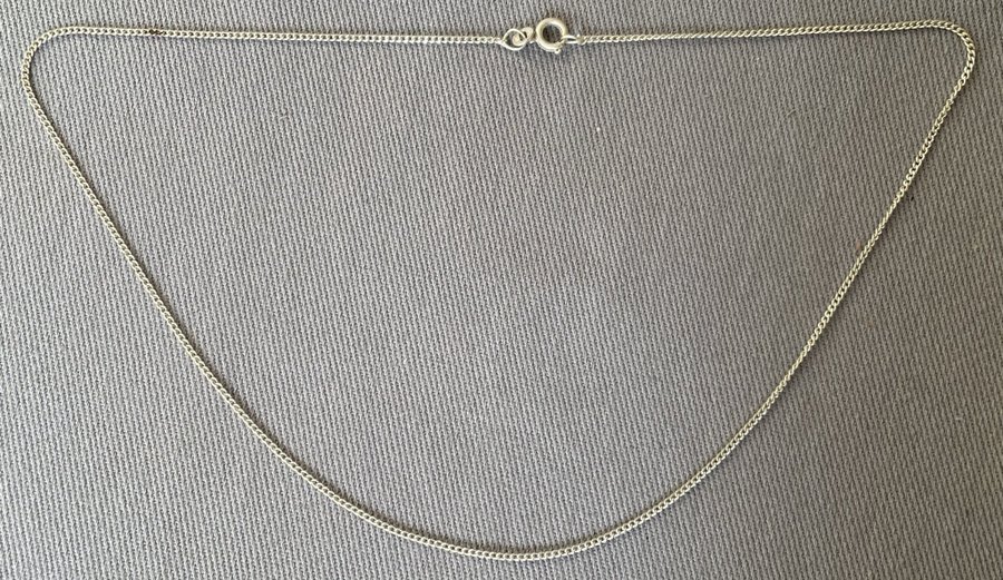 Silverhalsband Stämplat