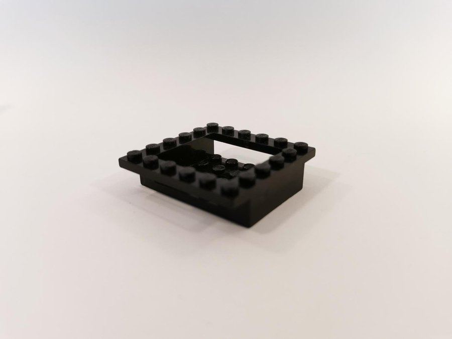 Lego - underdel - space - 6x6 - part 4597 - svart