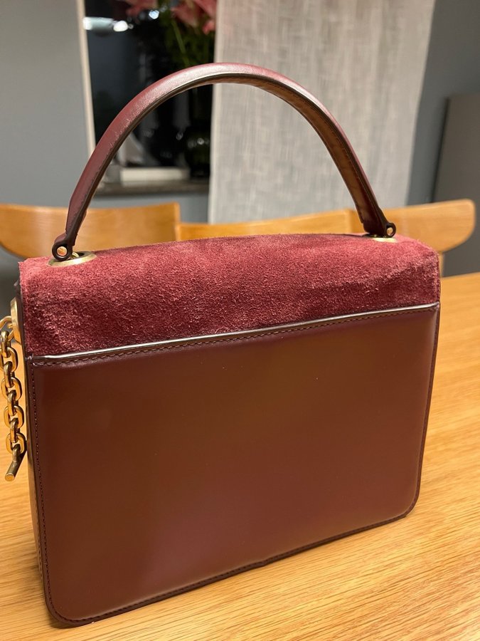 Michael kors handbag, burgundy