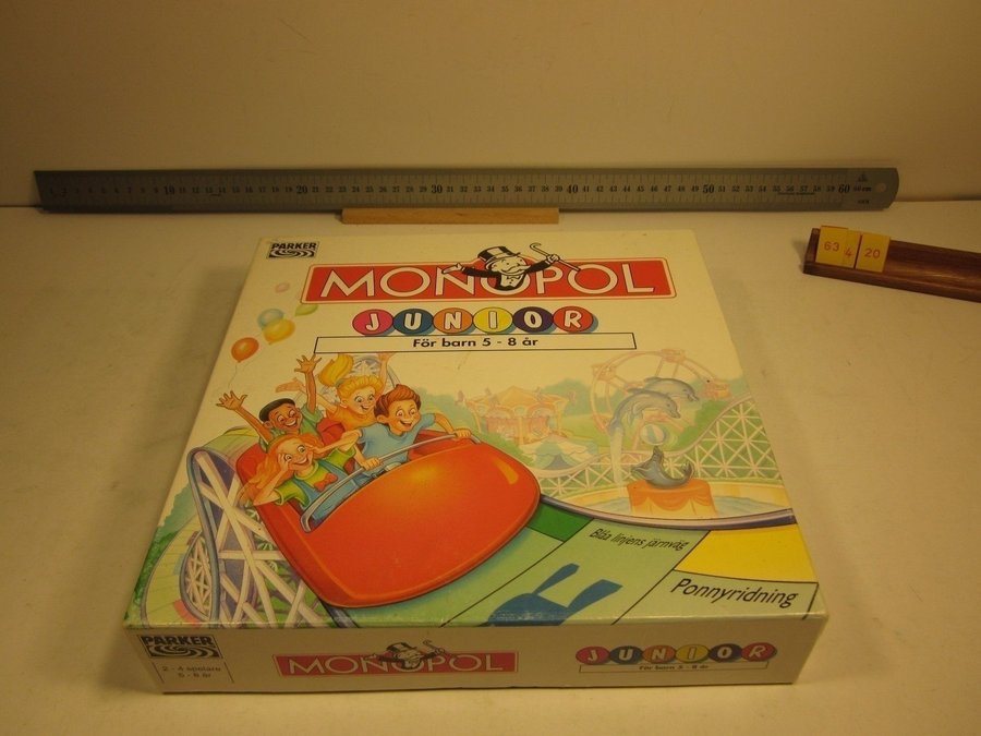 Monopol Junior Parker 1996 Komplett