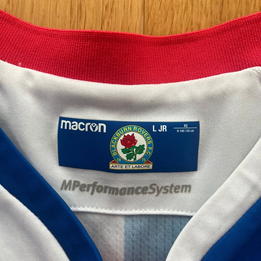 Blackburn Rovers FC fotbollströja och shorts i stl JR 146-158 cm